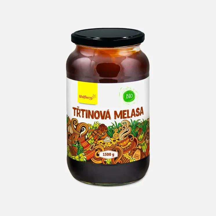 Třtinová melasa BIO 6 x 1300 g
