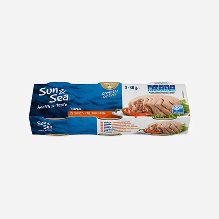 Tuňák v pikantním oleji 3x80 g