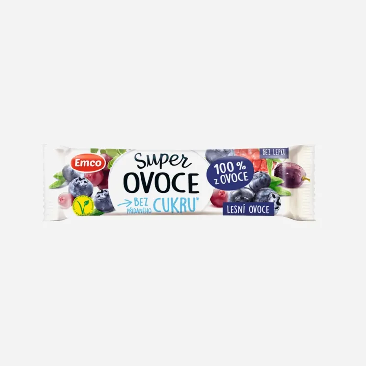 Tyčinka super ovoce lesní ovoce 12 x 30 g
