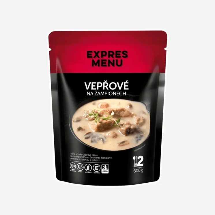 Vepřové na žampionech 6 x 600 g