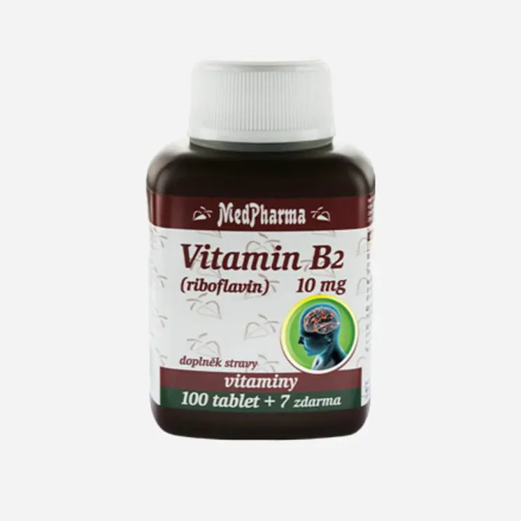 Vitamin B2 (riboflavin) 10 mg 107 tablet