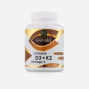 Vitamin D3 2000 I.U. + K2 + MK-7 + Omega 3 100 tablet