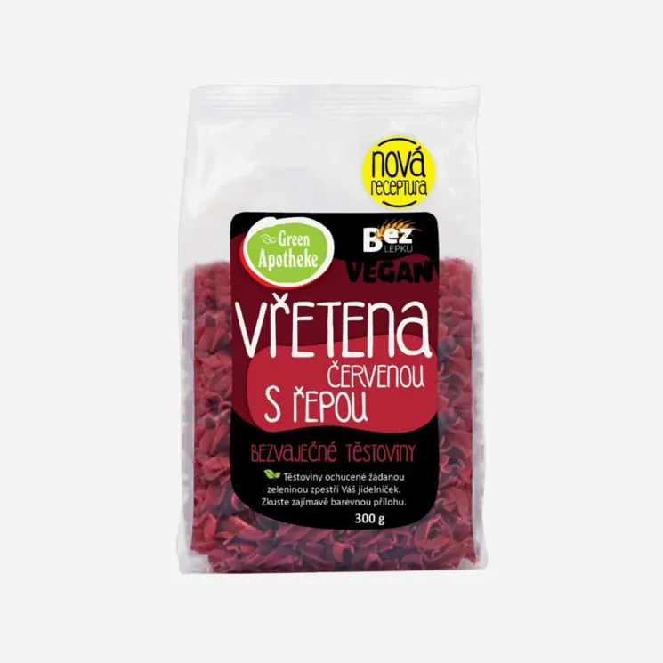 Vřetena s červenou řepou bezlepková 6 x 300 g