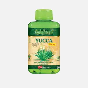 Yucca 500 mg - 180 kapslí, XXL economy 6 x 180 kapslí