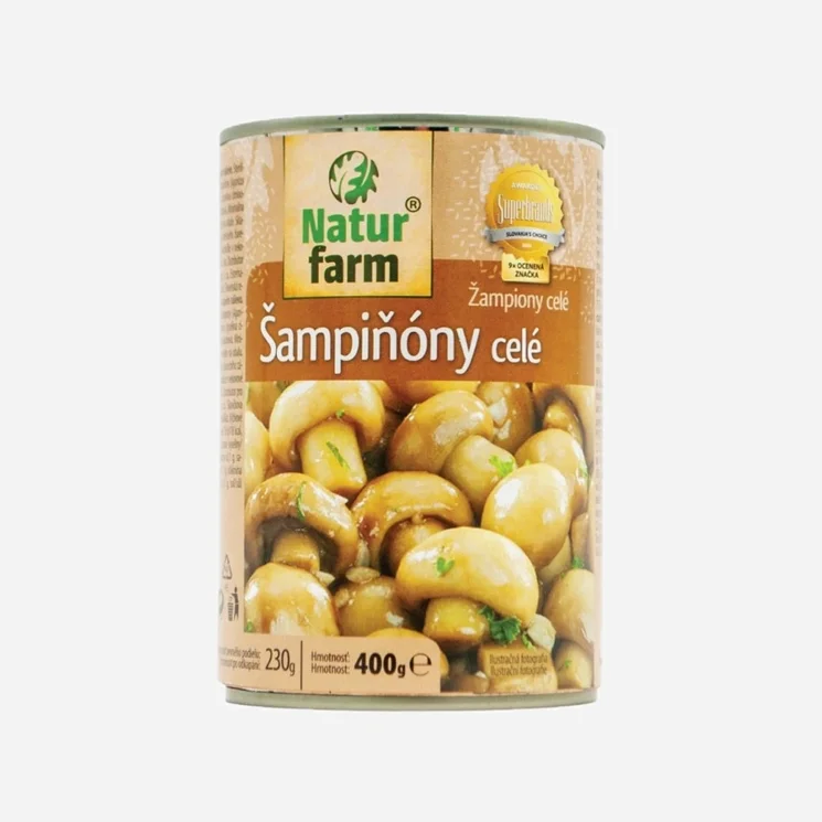Žampiony celé 6 x 400 g