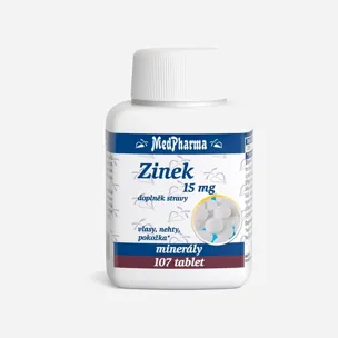 Zinek 15 mg 107 tablet 6 x 107 tablet