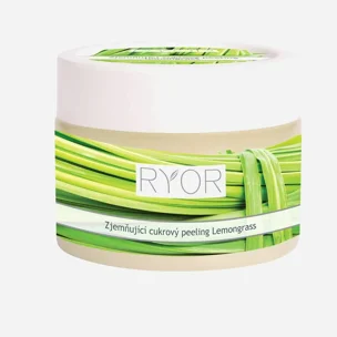 Zjemňující cukrový peeling Lemongrass