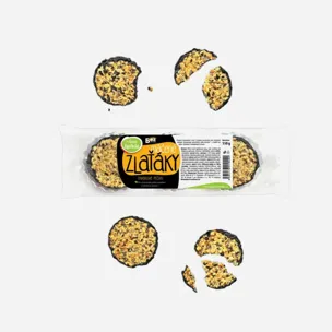 Zlaťáky máčené v čokoládě 6 x 150 g