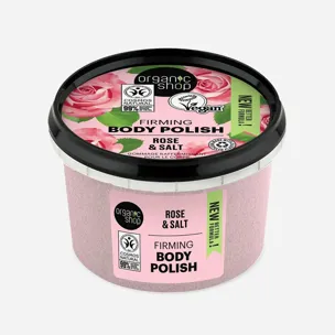 Zpevňující tělový peeling Růže a sůl 6 x 250 ml